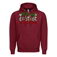 Burgundy that s my brother on that field Zipper Hoodie - Zillion Design Studio