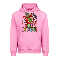Fuchsia Pink crushed 100 days of school Urban Hoodie - MaliasSmallBusiness