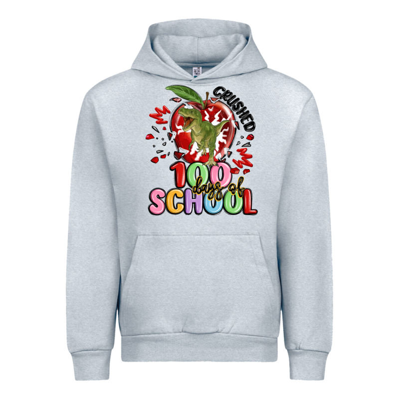 Crushed 100 Days Of School Urban Hoodie by MaliasSmallBusiness | Teevron
