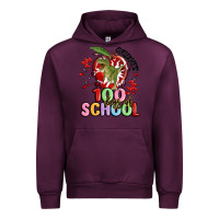 Mauve Wine crushed 100 days of school Urban Hoodie - MaliasSmallBusiness