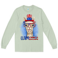 Matcha llamerica Long Sleeve Tee - RanaPortraitStore