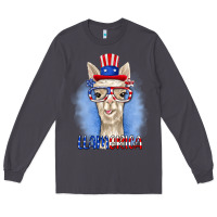 Smoke llamerica Long Sleeve Tee - RanaPortraitStore