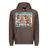 Coffee Easter Day Nurse Premium Hoodie - NancyCooperArtShop
