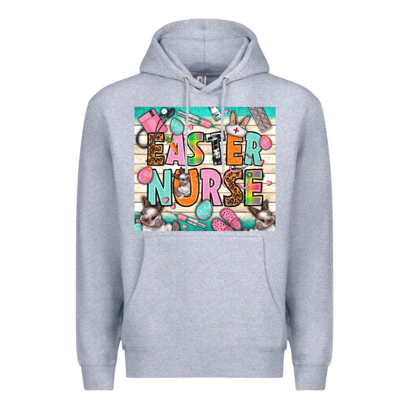 Easter Day Nurse Premium Hoodie by NancyCooperArtShop | Teevron