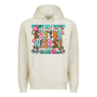 Oatmeal Heather Easter Day Nurse Premium Hoodie - NancyCooperArtShop