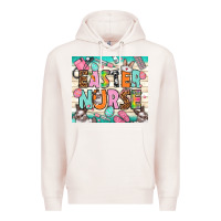 Pale Pink Easter Day Nurse Premium Hoodie - NancyCooperArtShop