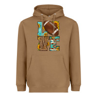 Toasted Coconut western love american football Heavyweight Hoodie - HRA Design Shop