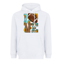White western love american football Heavyweight Hoodie - HRA Design Shop