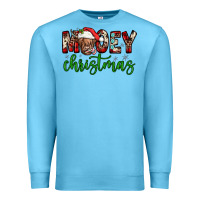 Ocean Blue mooey christmas Premium Sweatshirt - JahusDesignShop