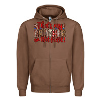 Chestnut that s my brother on that field Zipper Hoodie - Zillion Design Studio