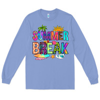 Colony Blue summer break Long Sleeve Tee - RanaPortraitStore