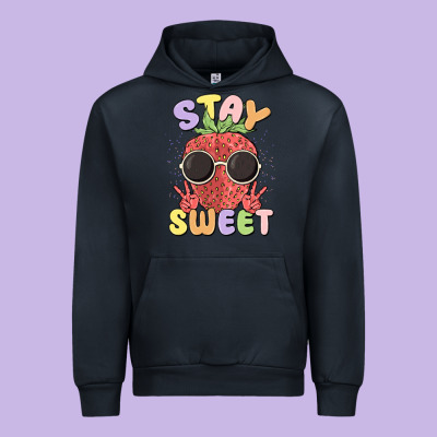 Stay Sweet Urban Hoodie Designed By Maliassmallbusiness
