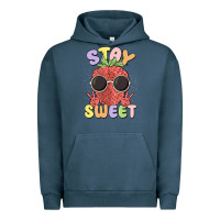 Pigment Midnight Navy stay sweet Urban Hoodie - MaliasSmallBusiness