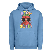 Pigment Pebble Blue stay sweet Urban Hoodie - MaliasSmallBusiness