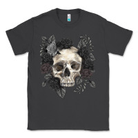 Smoke Floral skull Classic Tee - RanaPortraitStore