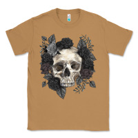 Toasted Coconut Floral skull Classic Tee - RanaPortraitStore