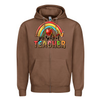 Chestnut preschool teacher Zipper Hoodie - texasbilliewilder
