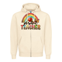 Sandshell preschool teacher Zipper Hoodie - texasbilliewilder