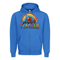 True Royal preschool teacher Zipper Hoodie - texasbilliewilder
