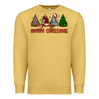 Antique Gold merry christmas tree Premium Sweatshirt - JahusDesignShop