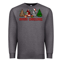 Charcoal Heather merry christmas tree Premium Sweatshirt - JahusDesignShop