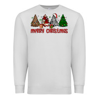 Dove Grey merry christmas tree Premium Sweatshirt - JahusDesignShop