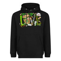 Black St Patricks love nurse Heavyweight Hoodie - RacoonDesign