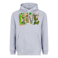Heather Grey St Patricks love nurse Heavyweight Hoodie - RacoonDesign