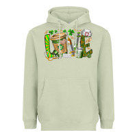 Matcha St Patricks love nurse Heavyweight Hoodie - RacoonDesign