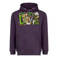 Plum St Patricks love nurse Heavyweight Hoodie - RacoonDesign