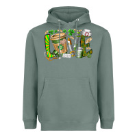 Sage St Patricks love nurse Heavyweight Hoodie - RacoonDesign