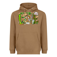Toasted Coconut St Patricks love nurse Heavyweight Hoodie - RacoonDesign