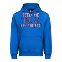 Cobalt feed me and tell me im pretty Urban Hoodie - MaliasSmallBusiness