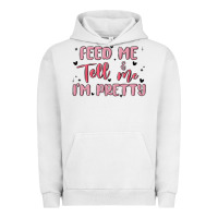 Pigment Lunar Rock feed me and tell me im pretty Urban Hoodie - MaliasSmallBusiness
