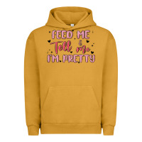 Pigment Peanut Butter feed me and tell me im pretty Urban Hoodie - MaliasSmallBusiness