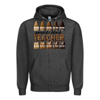Charcoal Heather proud black teacher Zipper Hoodie - texasbilliewilder