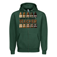 Sports Green proud black teacher Zipper Hoodie - texasbilliewilder
