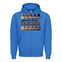 True Royal proud black teacher Zipper Hoodie - texasbilliewilder