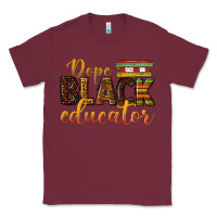 Burgundy dope black educator Classic Tee - texasbilliewilder