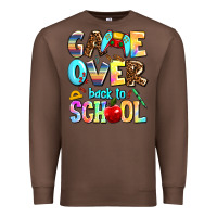 Chestnut game over back to school Premium Sweatshirt - AdoDesignShop