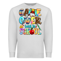 Dove Grey game over back to school Premium Sweatshirt - AdoDesignShop