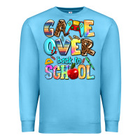 Ocean Blue game over back to school Premium Sweatshirt - AdoDesignShop