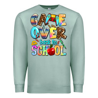 Seafoam game over back to school Premium Sweatshirt - AdoDesignShop