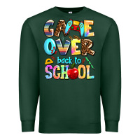 Sports Green game over back to school Premium Sweatshirt - AdoDesignShop