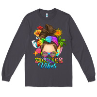 Smoke messy bun summer vibes Long Sleeve Tee - RanaPortraitStore