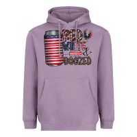Lavender red white  boozed Heavyweight Hoodie - CowhideDigitalArt
