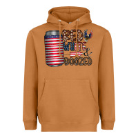 Meerkat red white  boozed Heavyweight Hoodie - CowhideDigitalArt