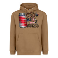 Toasted Coconut red white  boozed Heavyweight Hoodie - CowhideDigitalArt
