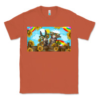 Copper 2 donkeys sunflower Classic Tee - BarkalooDesign