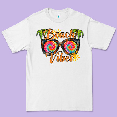 Beach Vibes Premium Tee Designed By Racoondesign